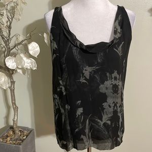 DIESEL SILK SPPIT BACK TOP